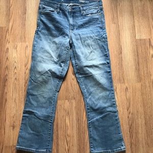 Gap lightwashed boot cut jeans